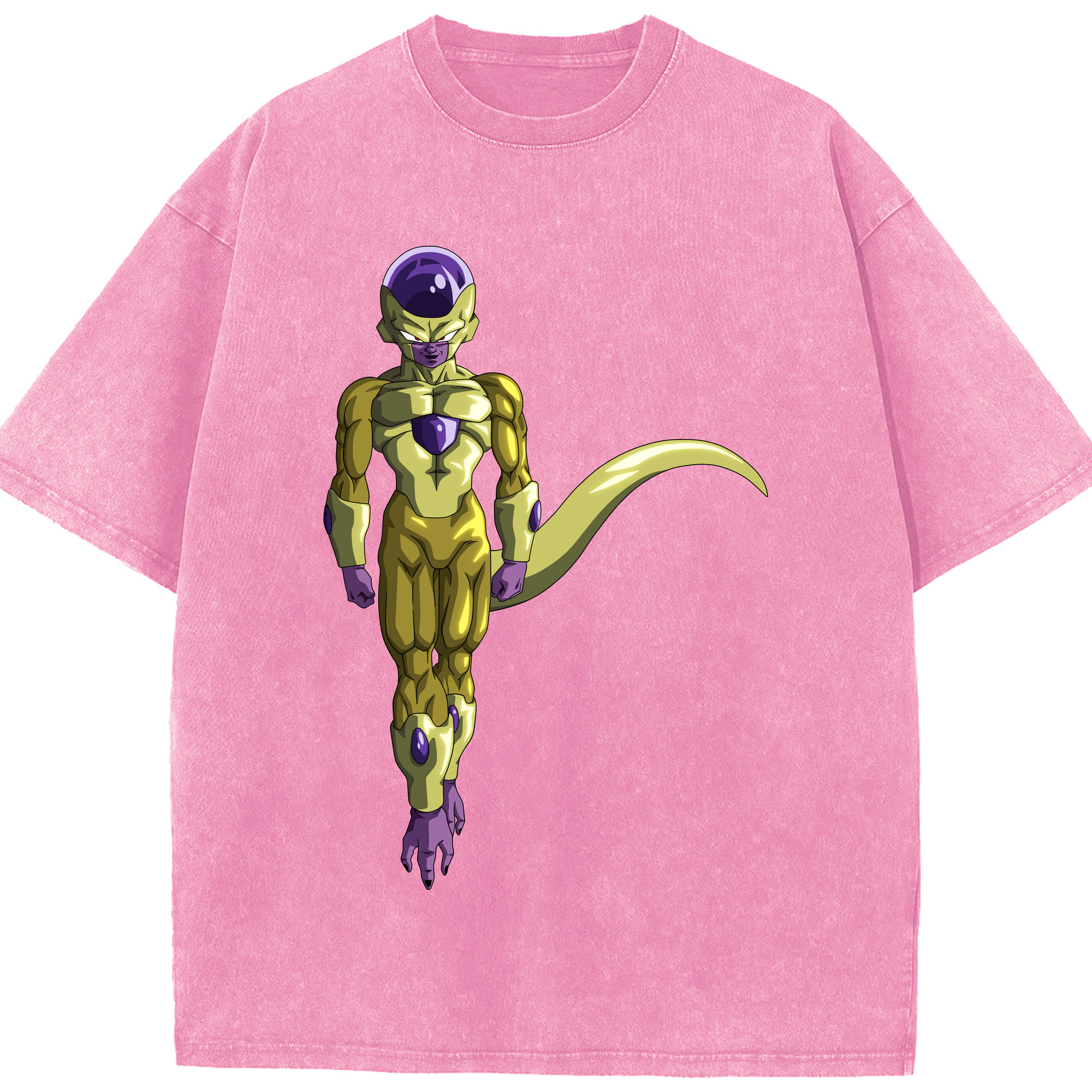 （画像用） ドラゴンボール フリーザ DRAGON BALL Frieza 綿100% ヴィンテージ風 半袖Tシャツ（フロントプリント）